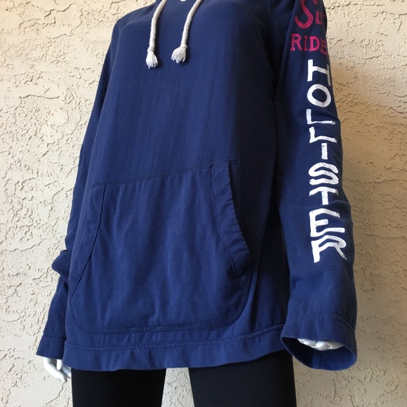 3 HOLLISTER 🌺 Matching Bundle | Hoodie, Long Sleeve Tee | Sz M | & Canvas Tote - Picture 4 of 16